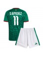 Mexiko Santiago Gimenez #11 Domácí dres pro děti MS 2026 Krátký Rukáv (+ trenýrky)